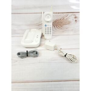 Vintage AT&T Cordless Telephone HS-8201 900 MHz Headset White Tested READ